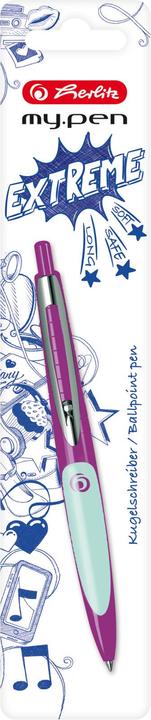 Herlitz Biros my.pen /mint (Violet, Mint colour, 1 x)