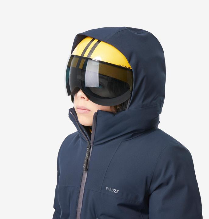 Actual product image Wedze Children's ski jacket padded warm and waterproof - 500 blue (152)