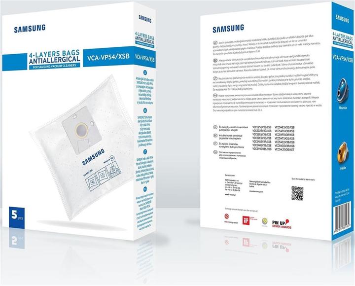 Immagine prodotto Samsung Sacchetti Per La Polvere Vca-Vp54/Xsb (5 x)