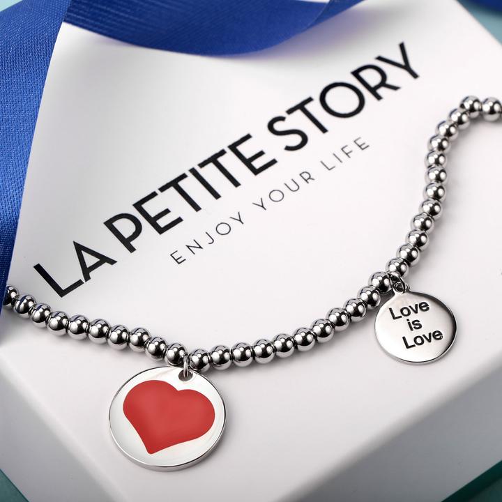 Produktbild La Petite Story Love Is Love Armband (20 cm, Edelstahl)