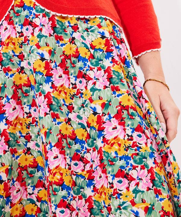 Actual product image Joe Browns Lightweight Spring Floral Maxi Skirt (42)