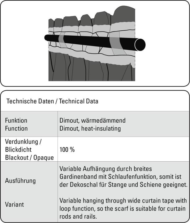 Actual product image Gardinia Dimout (140 x 245 cm)