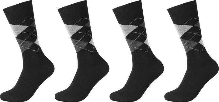 Produktbild Camano Men ca-soft classic argyle Socken 4p (4er Pack, 43, 46)
