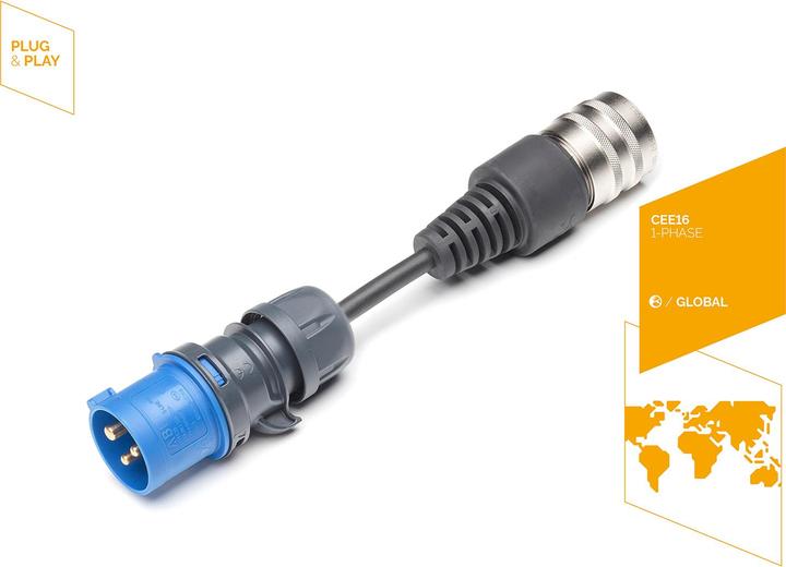 Image du produit Juice Technology Juice Booster Adapter Industriestecker (CEE16 bleu, 3.70 kW, 16 A, 0.50 m)