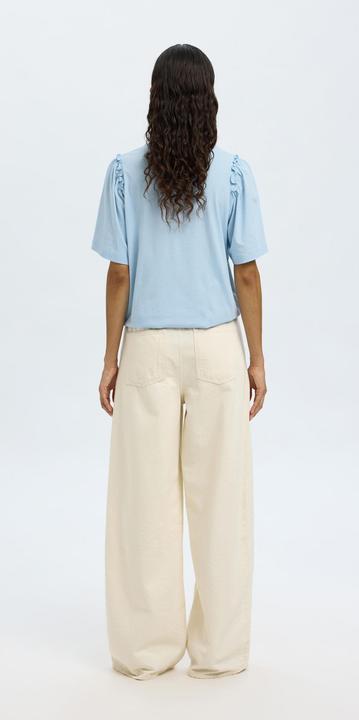 Image du produit Selected Femme Slfpenelope 2/4 Ruffle Tee Noos (L)