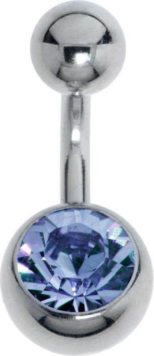 Produktbild Bijouteria Bauchpiercing (Titan, Kristall)