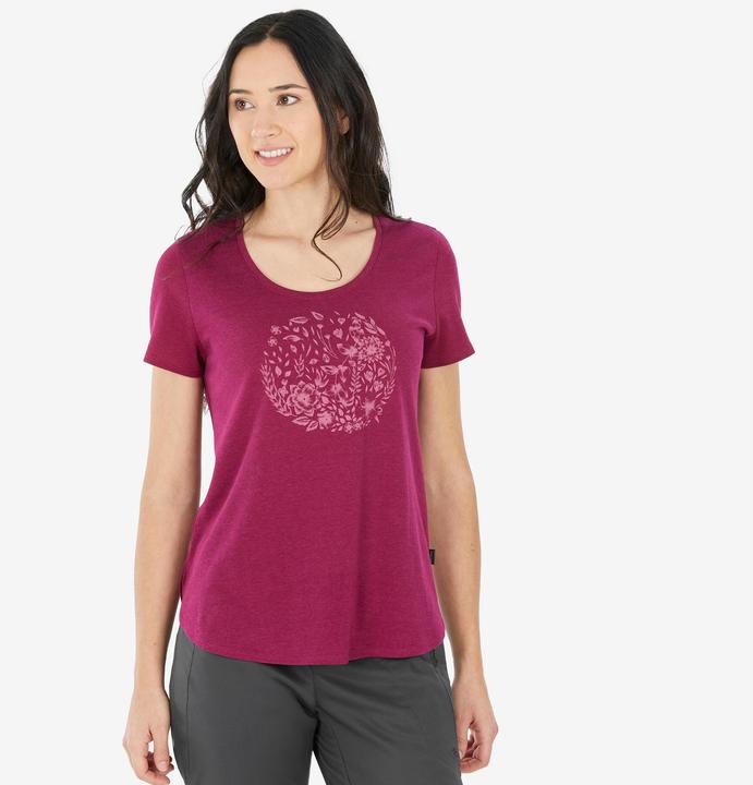 Actual product image Quechua Women's short-sleeved hiking shirt - NH500 (M)