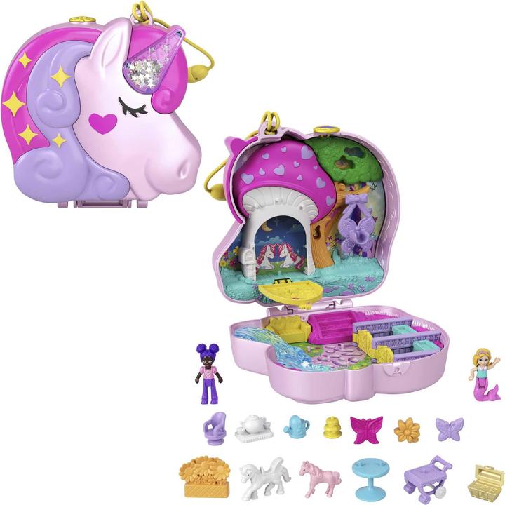 Productafbeelding Polly Pocket Eenhoorn theekransje