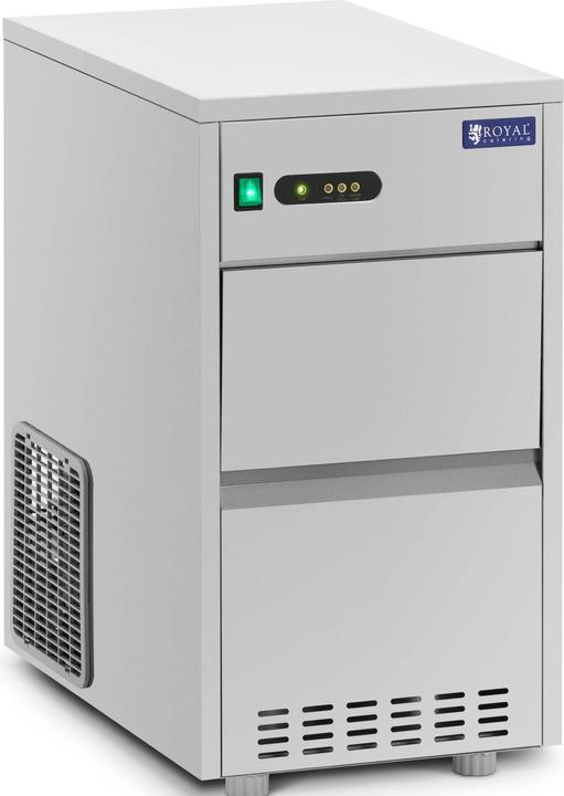Produktbild Royal Catering Gastro Eiswürfelmaschine Eiswürfelbereiter Icecubemaker 20kg/24h Edelstahl