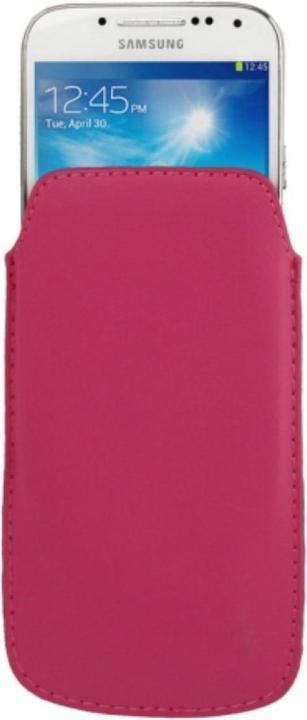 Produktbild König Design Handyhülle Tasche Slide Hülle Pink (Samsung Galaxy S4 mini)