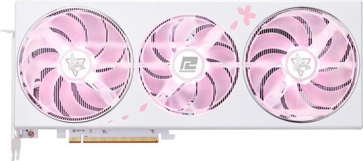 Actual product image Powercolor RX 7800 XT Hellhound Sakura White 16GB OC (16 GB)