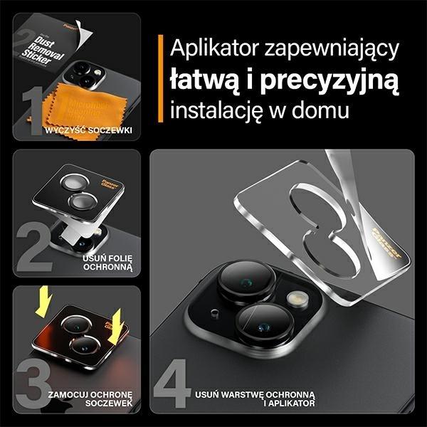 Produktbild PanzerGlass Hoops Camera Lens Protector (1 Stück, Apple iPhone 15)
