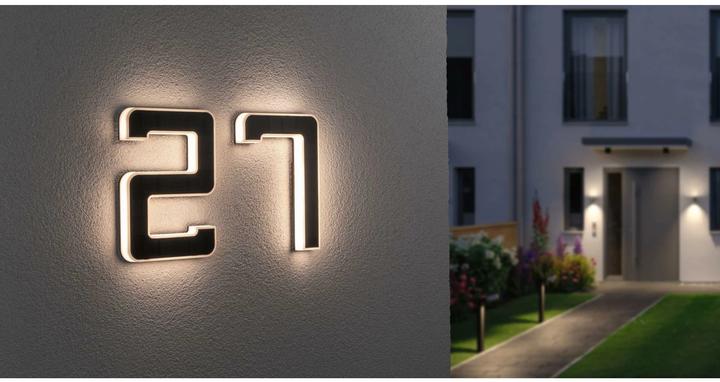 Actual product image Paulmann Solar house number (20 lm, IP44)