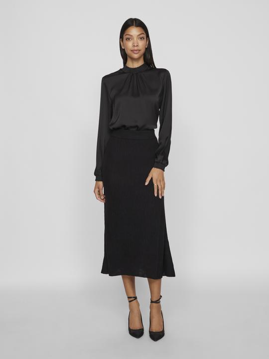 Actual product image Vila High Neck Top with Long Sleeves (40)