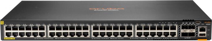 Image du produit Aruba 6200F Commutateur 48G Class4 PoE 4SFP+ 370W (52 Ports)