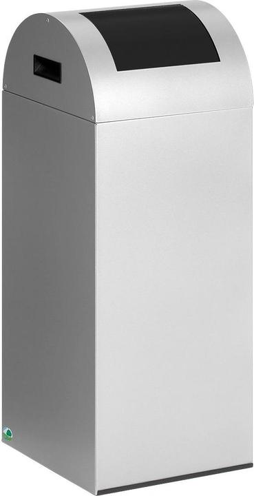 Produktbild VAR Selbstlöschende Wertstoffsammler, 60 l, 320x800x320mm, silber, Klappe anthrazit (60 l)