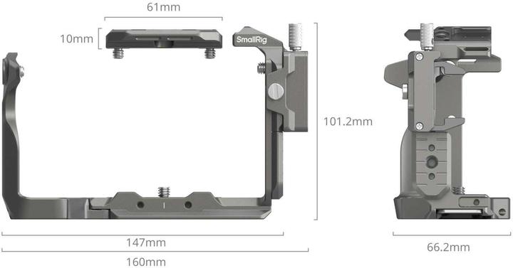 Immagine prodotto SmallRig Kit gabbia a sgancio rapido HawkLock (Gabbietta)