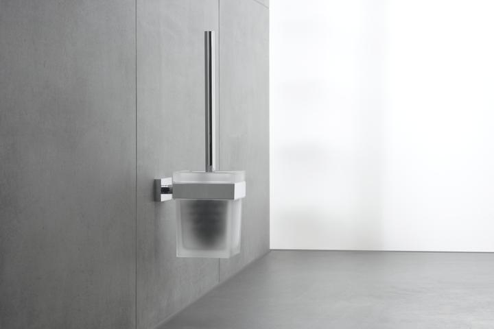 Image du produit Duravit Ensemble brosse KARREE verre chromé mat
