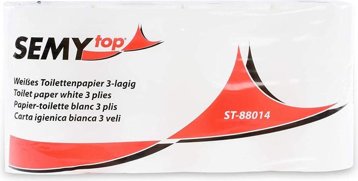 Actual product image Semytop Toilet paper 3 ply 250 sheets 7 pack (72 x)
