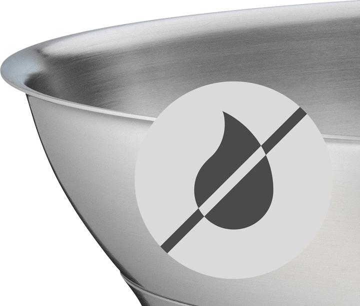 Produktbild WMF Wok Wokpfanne 36cm mit Glasdeckel Induktion Edelstahl (36 cm, Wok Pfanne, Edelstahl)