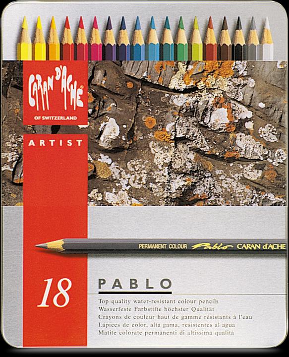 Immagine prodotto Caran d'Ache Pablo Metallschachtel (Multicolore, 18 x)