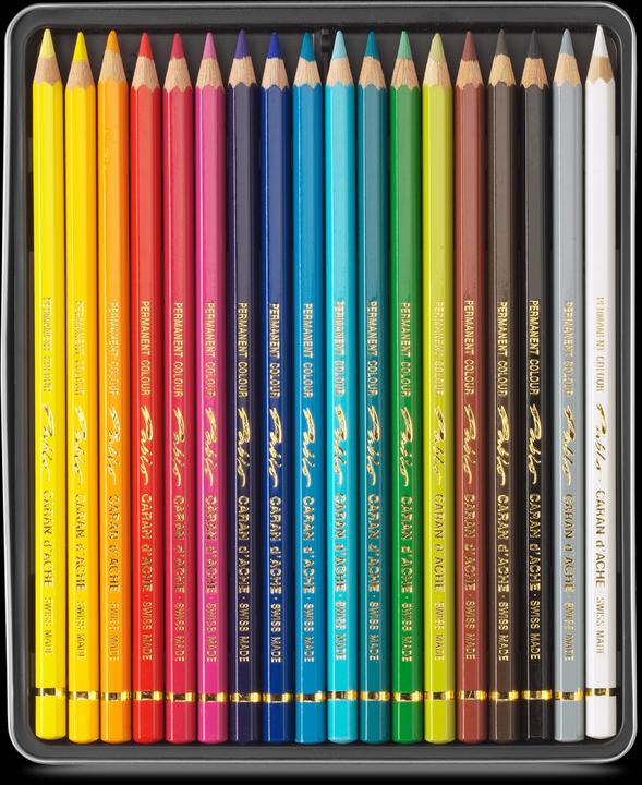 Immagine prodotto Caran d'Ache Pablo Metallschachtel (Multicolore, 18 x)