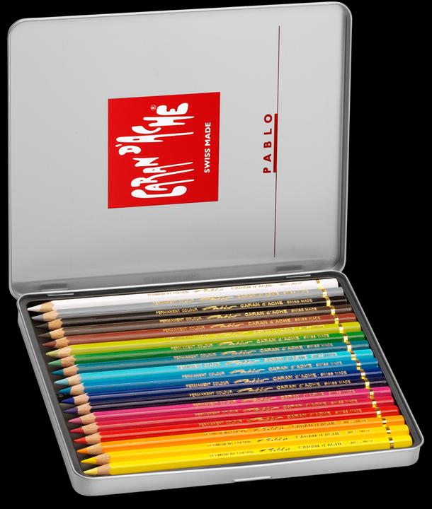 Immagine prodotto Caran d'Ache Pablo Metallschachtel (Multicolore, 18 x)