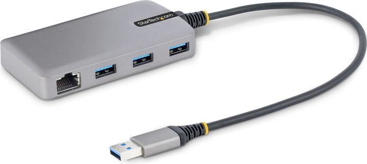 Immagine prodotto StarTech com 5G3AGBB-USB-A-HUB, USB 3.2 Gen 1 (3.1 Gen 1) Type-A, Micro-USB, RJ-45, USB 3.2 Gen 1 (3 (USB-C, 3 Porti)