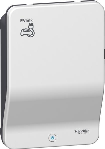 Actual product image Schneider Electric EVH2S22P02K, Grey, White, Wall, AC, Type 2, IK10, IP54 (Type 2, 22 kW)