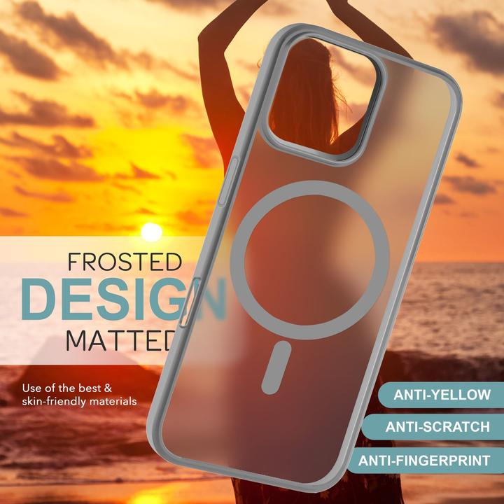 Actual product image Nalia Matte hybrid case with MagSafe function (Apple iPhone 16 Pro)