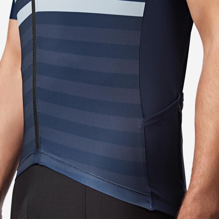 Actual product image Van rysel Rennrad Fahrradtrikot Sommer kurzarm Herren Slimfit Endurance 2 dunkelblau (L)