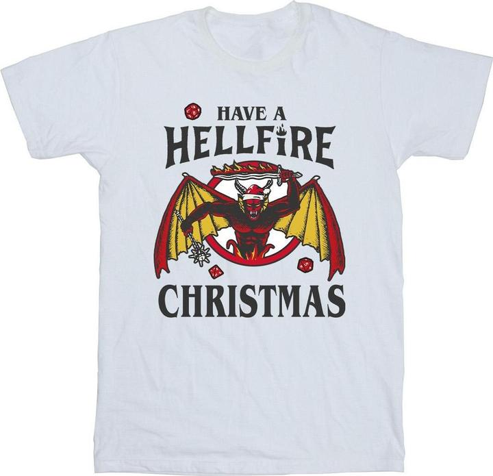 Produktbild Netflix Stranger Things Hellfire Christmas TShirt (L)