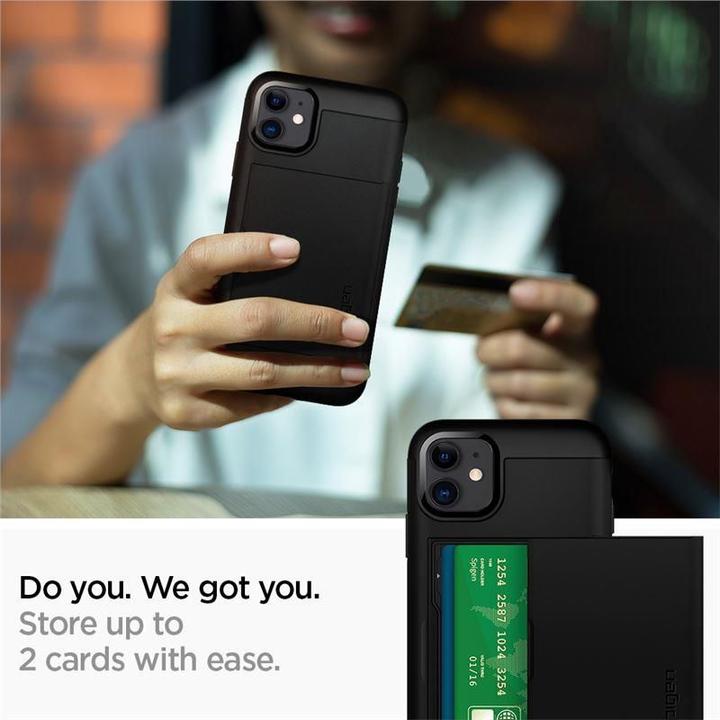 Produktbild Spigen Slim Armor Cs Iphone 11 Black Universal (Apple iPhone 11)