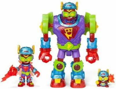 Actual product image Magic Box Figure super Zings items superbot raging storm + kids fury