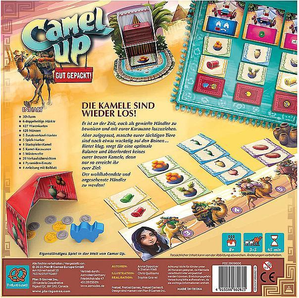 Actual product image Asmodée PRGD0002 - Camel Up Well Packed, board game, for 3-5 players aged 8 and up (DE edition) (German)