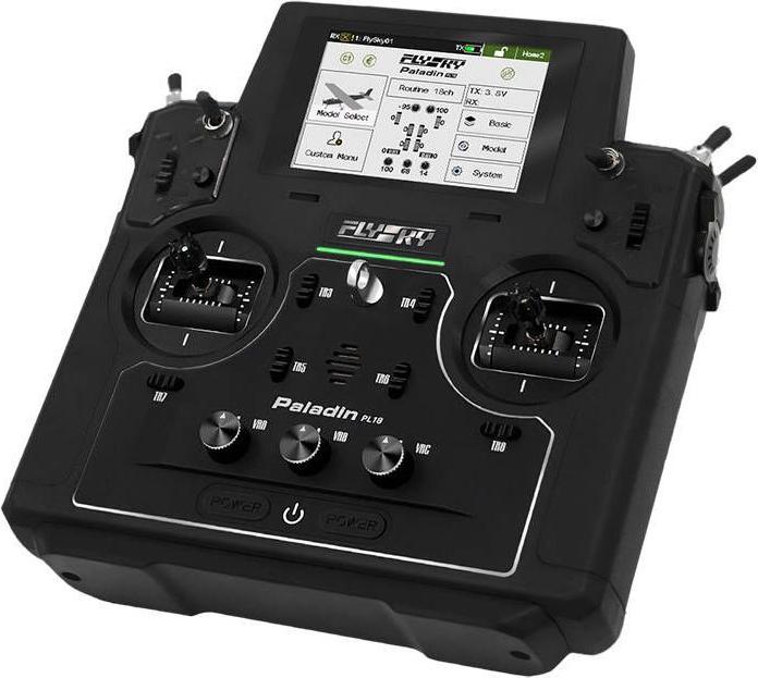 Actual product image Fly Sky Transmitter FlySky Paladin PL18 + FTR10/FTR16S receiver