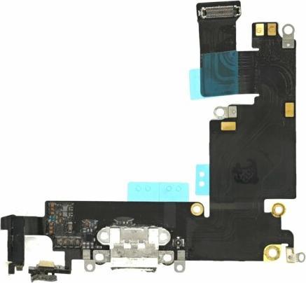Produktbild OEM Ladestecker flexibel für iPhone 6 Plus weiss (Apple iPhone 6 Plus)