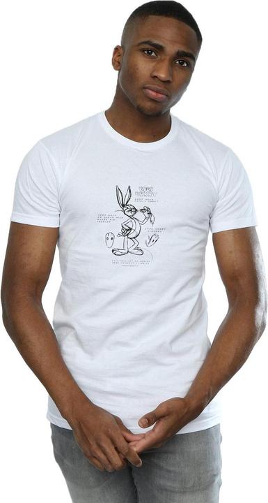 Image du produit Looney Tunes - T-shirt BUGS BUNNY DRAWING INSTRUCTION - Homme (L)