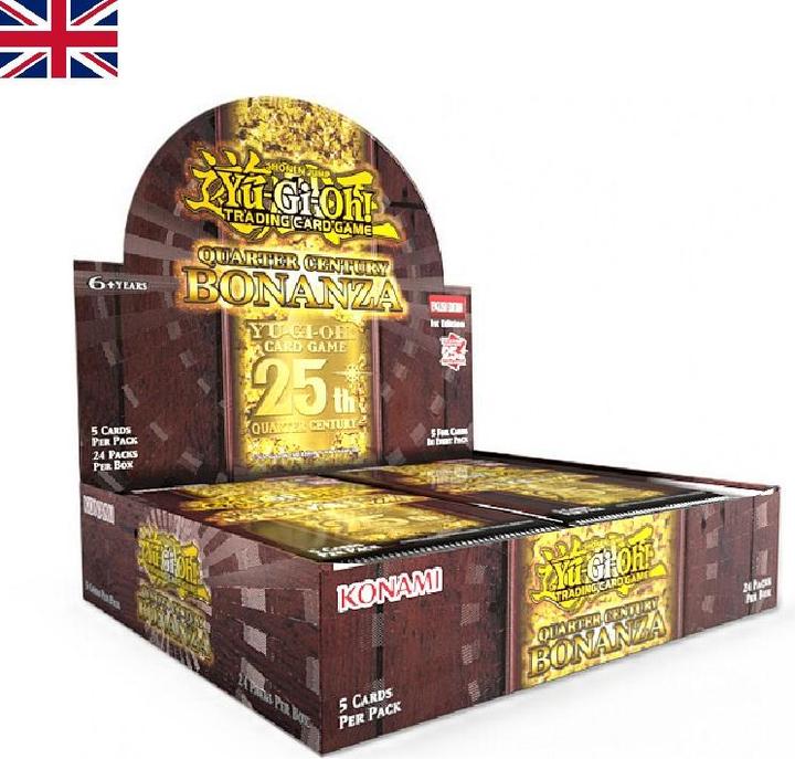 Produktbild Yu-Gi-Oh Quarter Century Bonanza Booster (Englisch, Booster Display)