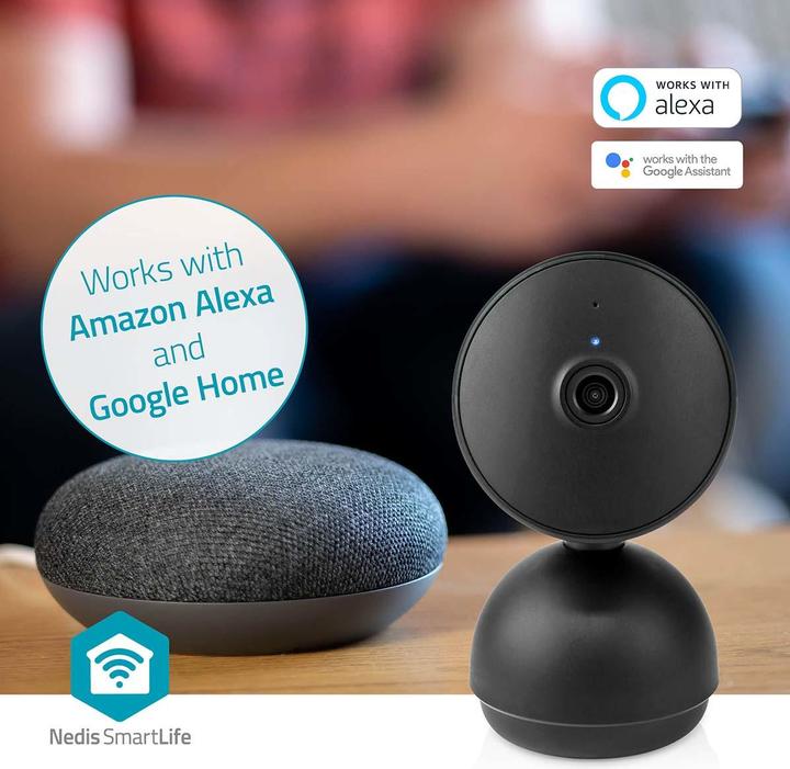 Actual product image Nedis SmartLife Indoor Camera Wi-Fi - Black (1920 x 1080 Pixels)
