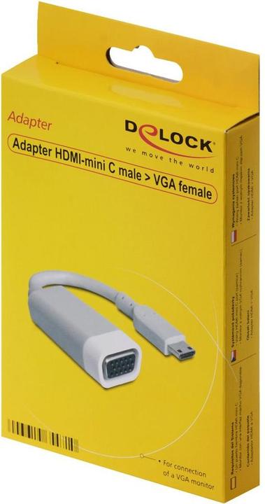 Actual product image Delock HDMI to (VGA, 15 cm)