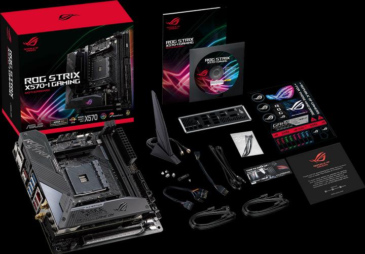 Produktbild ASUS ROG Strix X570-I Gaming (AM4, AMD X570, Mini-ITX)