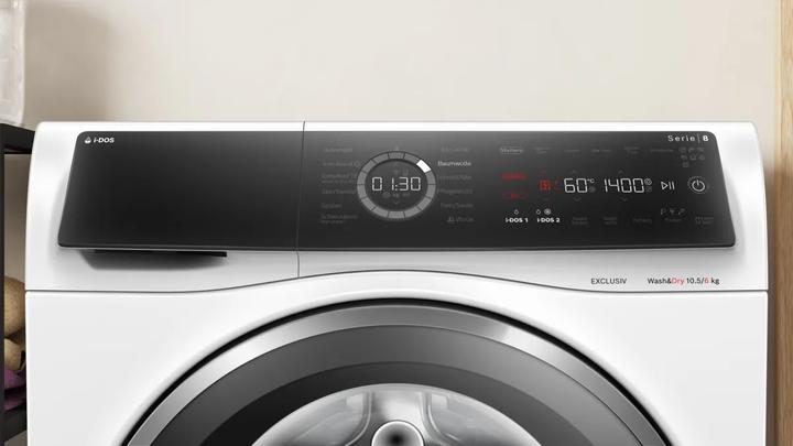 Produktbild Bosch Hausgeräte Bosch Serie 8, Waschtrockner, 10.5/6 kg, 1400 U/min., WNC254A90
