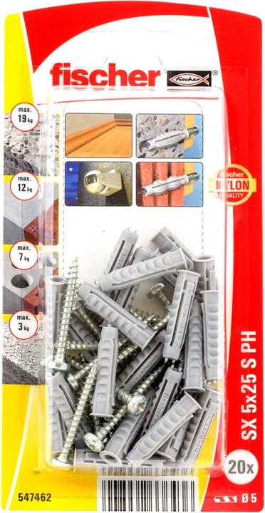 Fischer Nylondübel (20 Stk.)