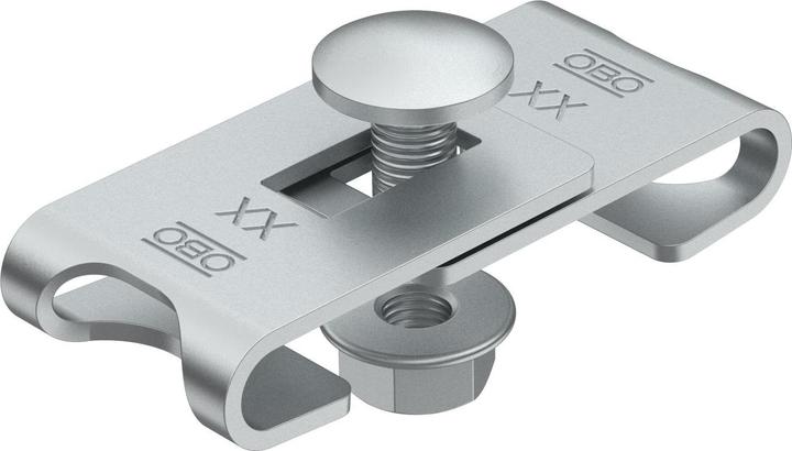 OBO Bettermann OBO Kobling justerbar med bolt M6x12 mm elforzinket - (20 stk.) (Eckverbinder, 20 Stk.)