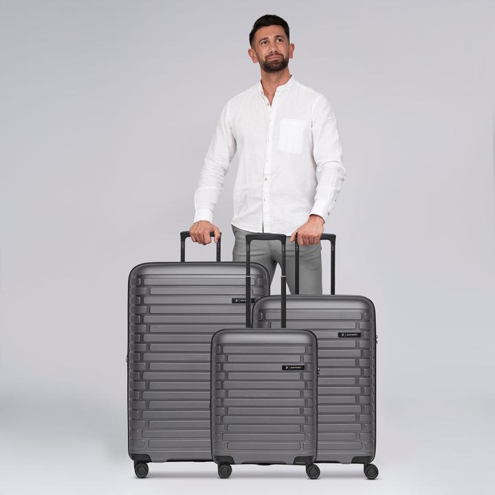 Produktbild Pactastic Collection 04 THE THREE SET + 4 Rollen Kofferset 3-teilig mit Dehnfalte (216 l, XL (ab 115l))