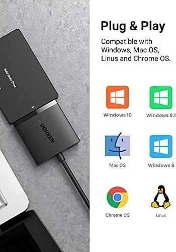 Produktbild Ugreen SATA to USB 3.0 adapter