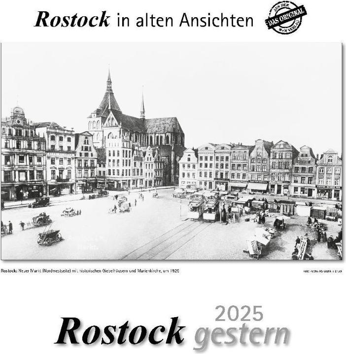 Rostock gestern 2025 (Harter Einband, Deutsch)
