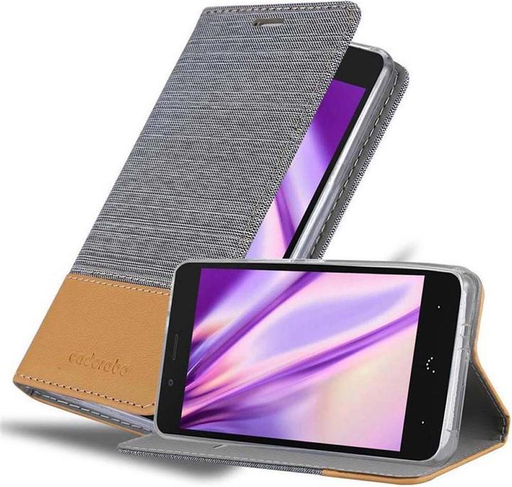 Productafbeelding Cadorabo Boek Jeans Optiek Cover (BQ Aquaris X5 Plus)