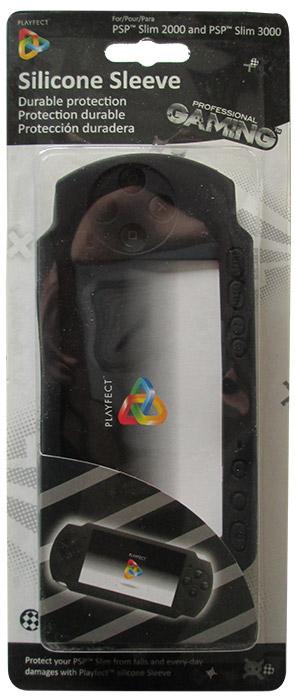 Actual product image Playfect PSP Black Silicone Shell